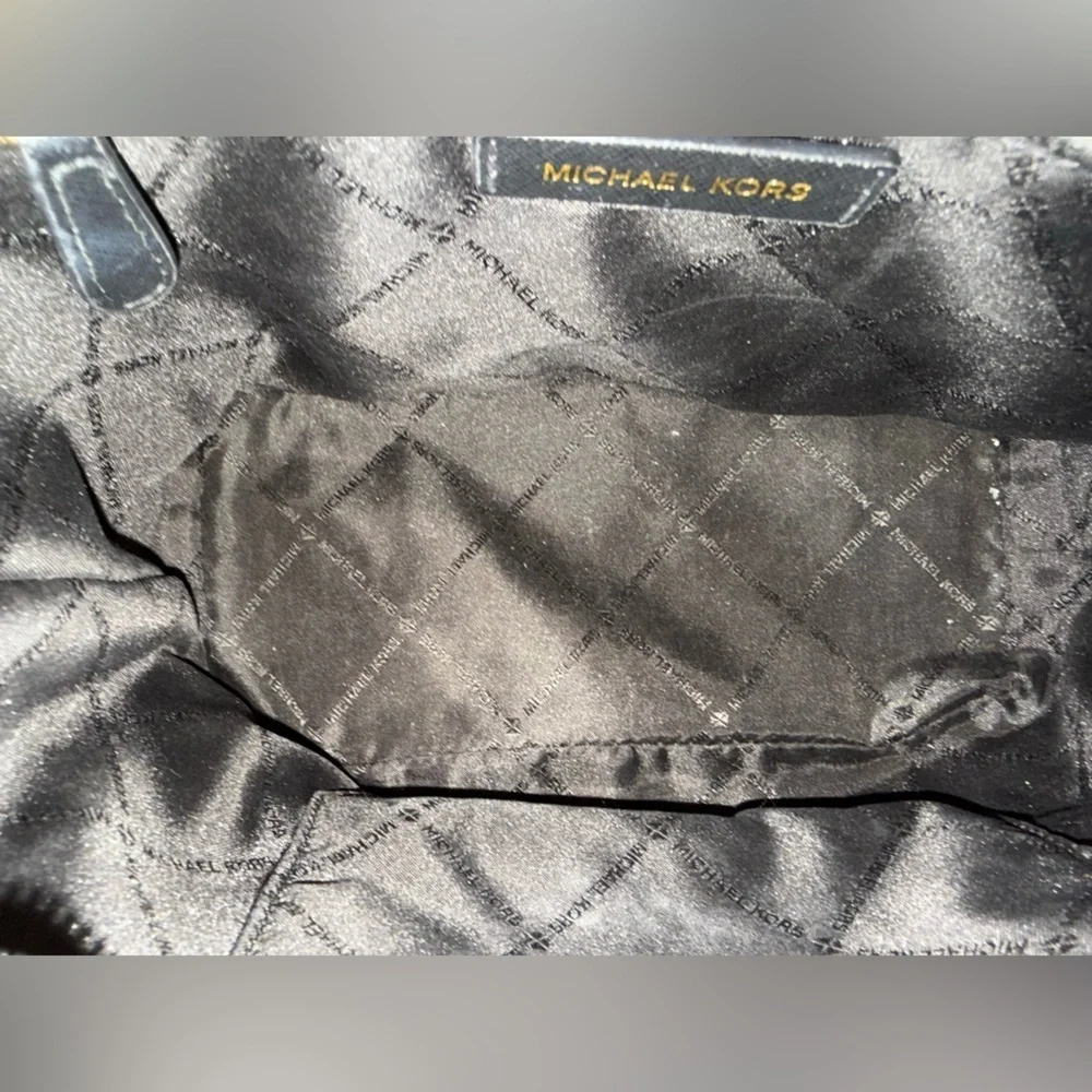 Michael Kors MK logo mini tote with logo crossbody strap